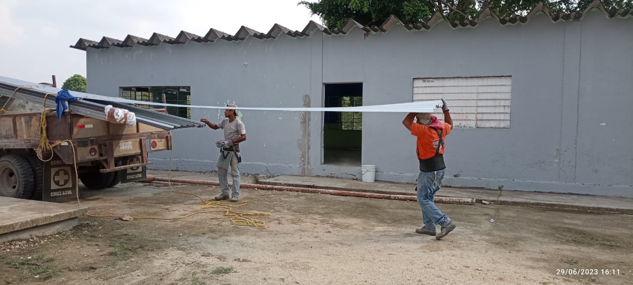 Trabajo de rehabilitación e instalación en campo como parte de la consultoría técnica